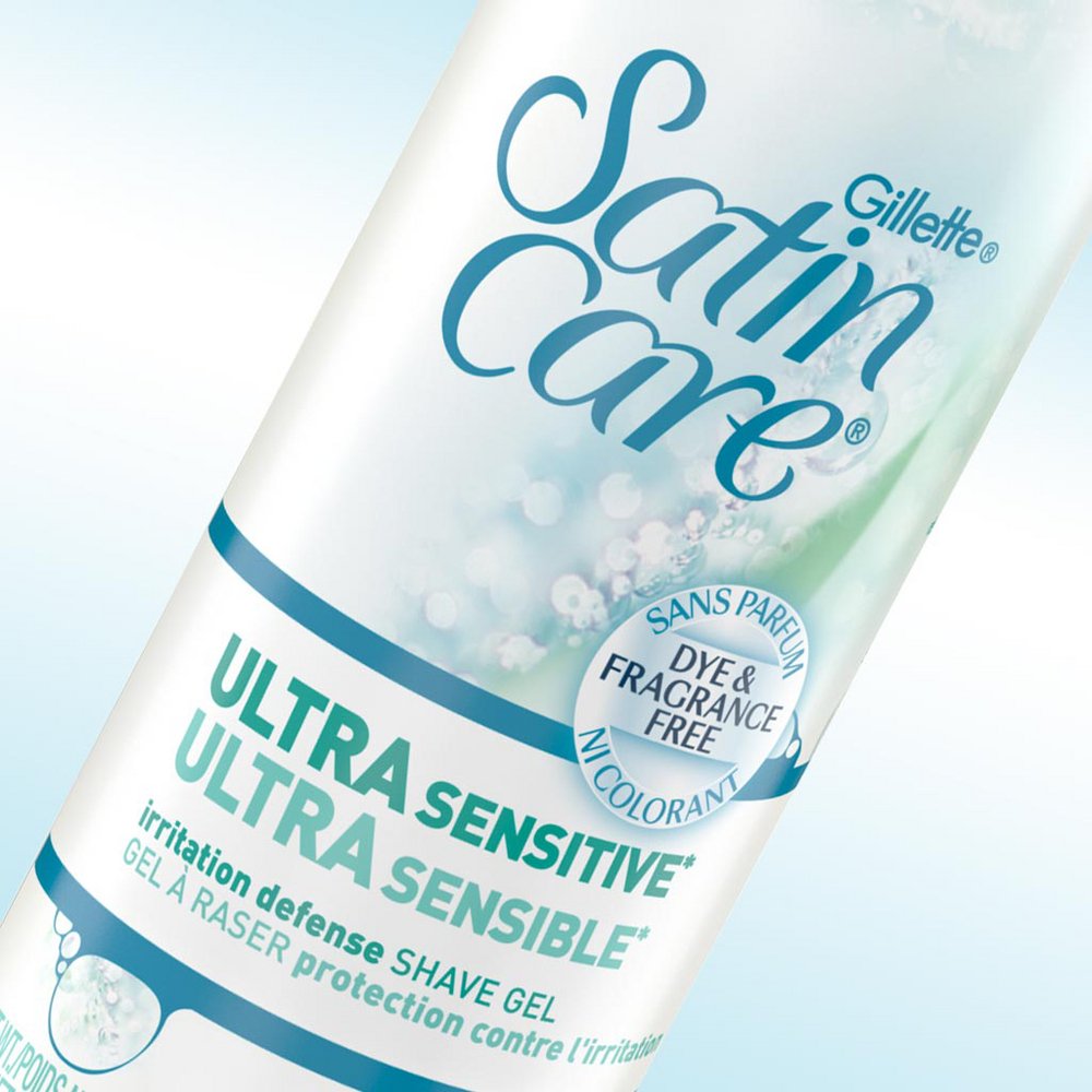 Gillette Satin Care Ultra Sensitive Shave Gel