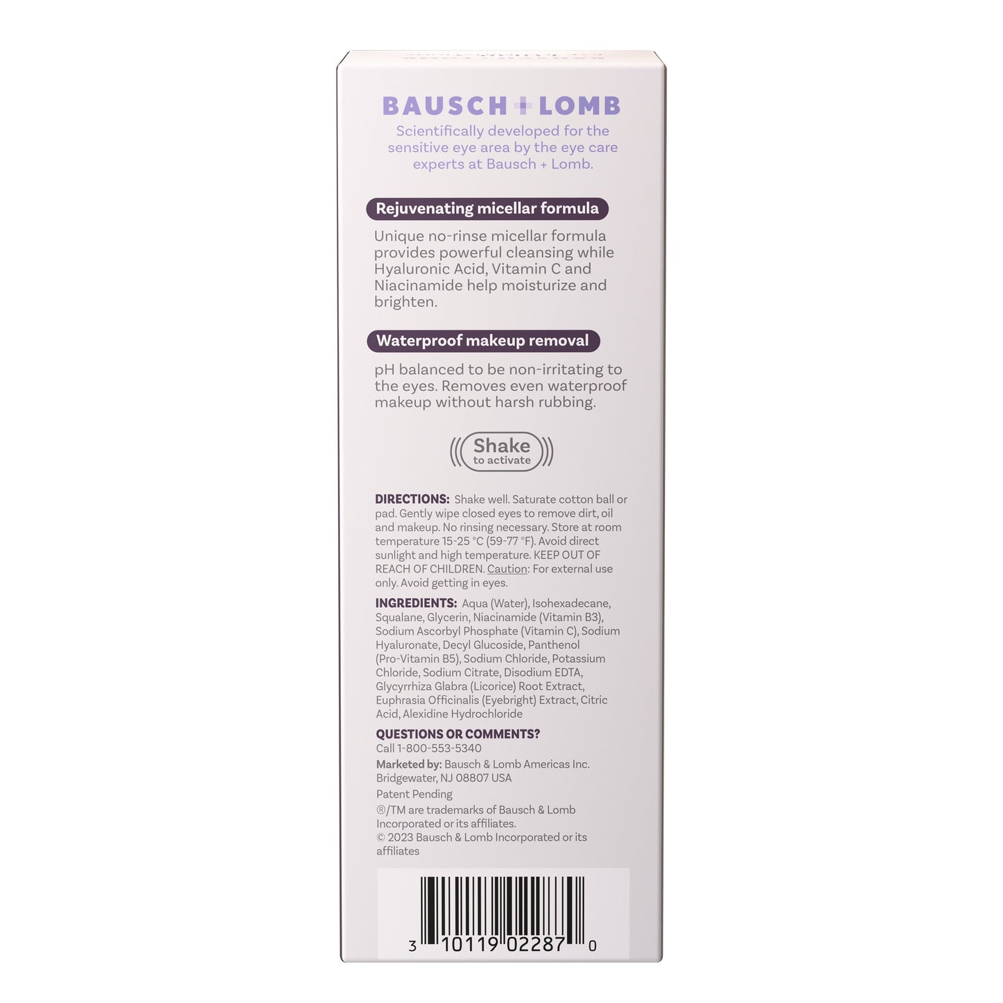 Lumify Eye Illuminations 3-in-1 Micellar Cleansing Water