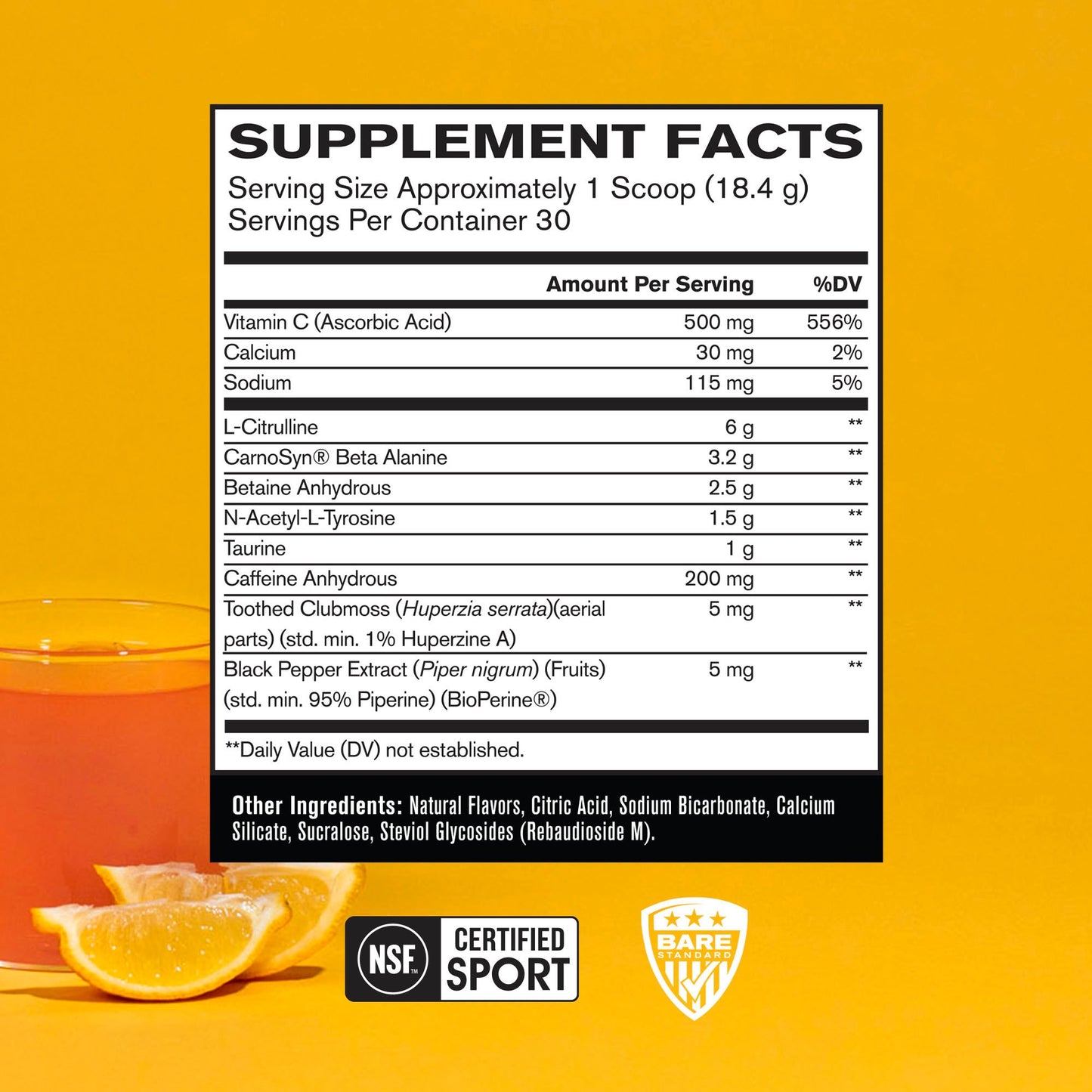Bare Performance Nutrition Flight Pre-Workout - Pink Lemonade