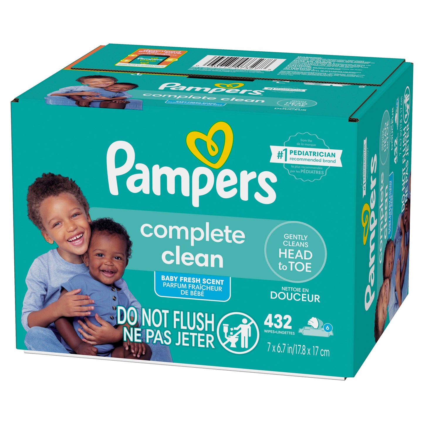 Pampers Fresh Scented Baby Wipes 6 Pk