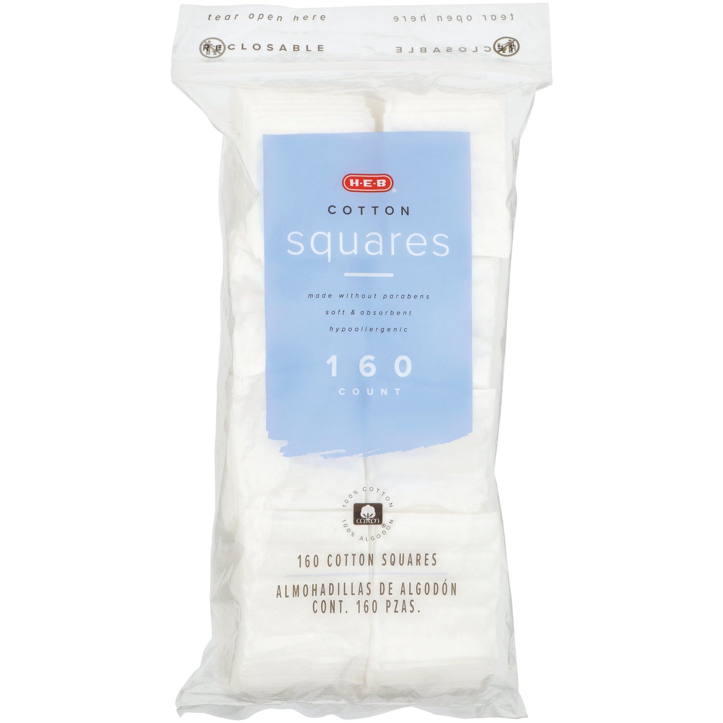 H-E-B Cotton Squares