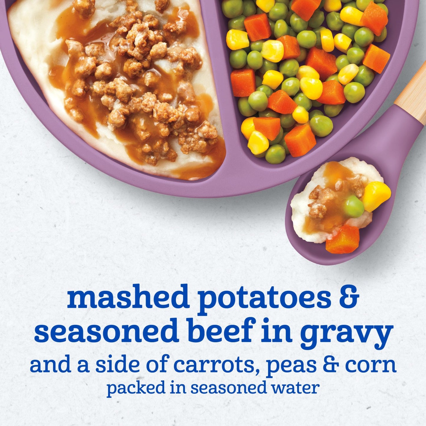 Gerber Mealtime for Toddler - Mashed Potatoes & Seasoned Beef in Gravy