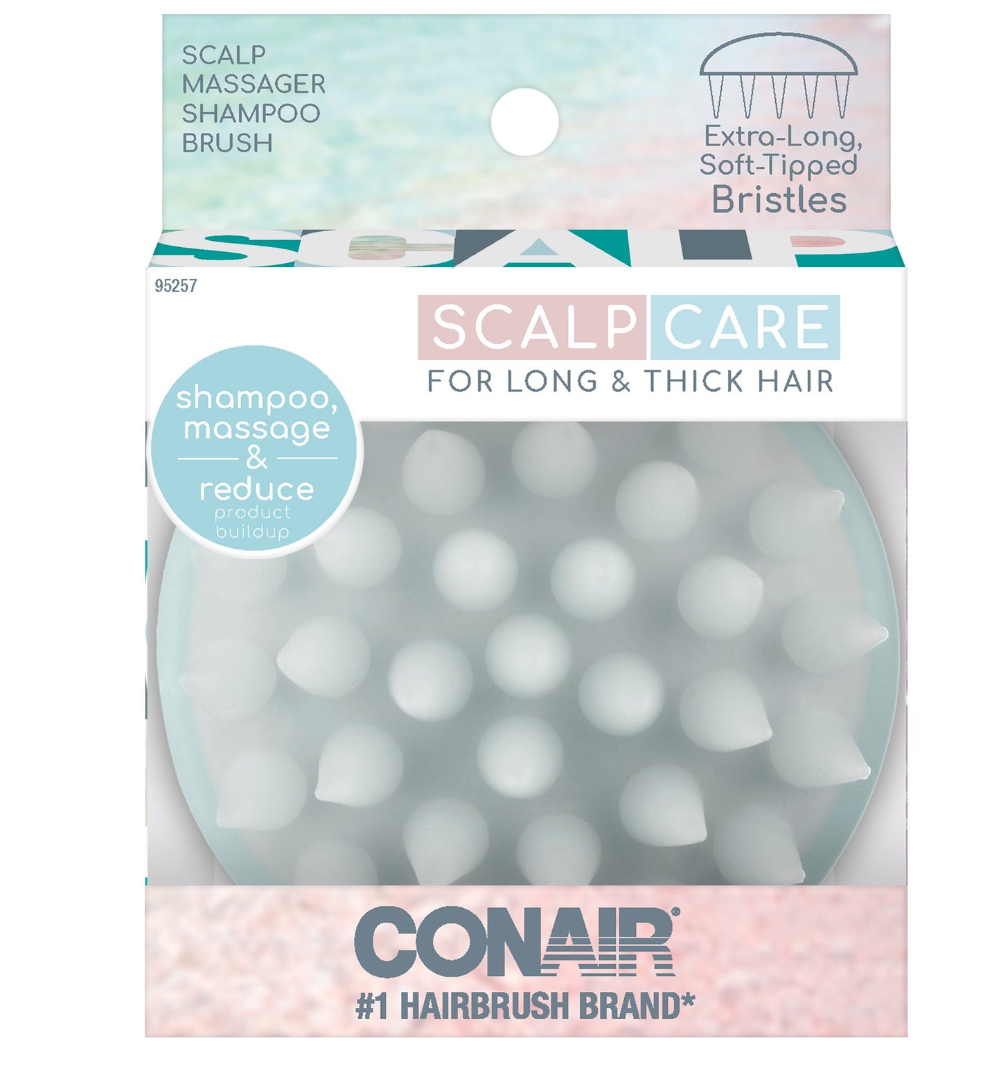 Conair Scalp Care Massage Brush for Long Hair