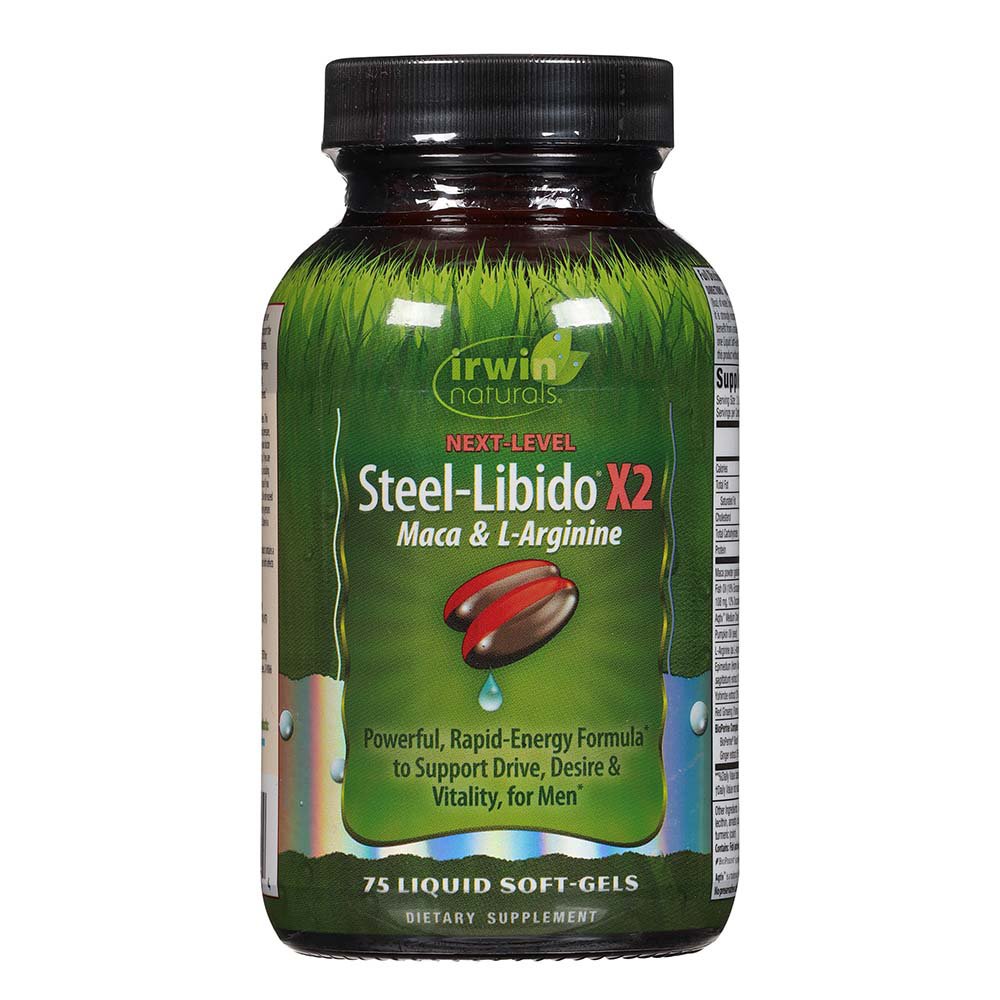 Irwin Naturals Next Level Steel-Libido X2 Liquid Softgels