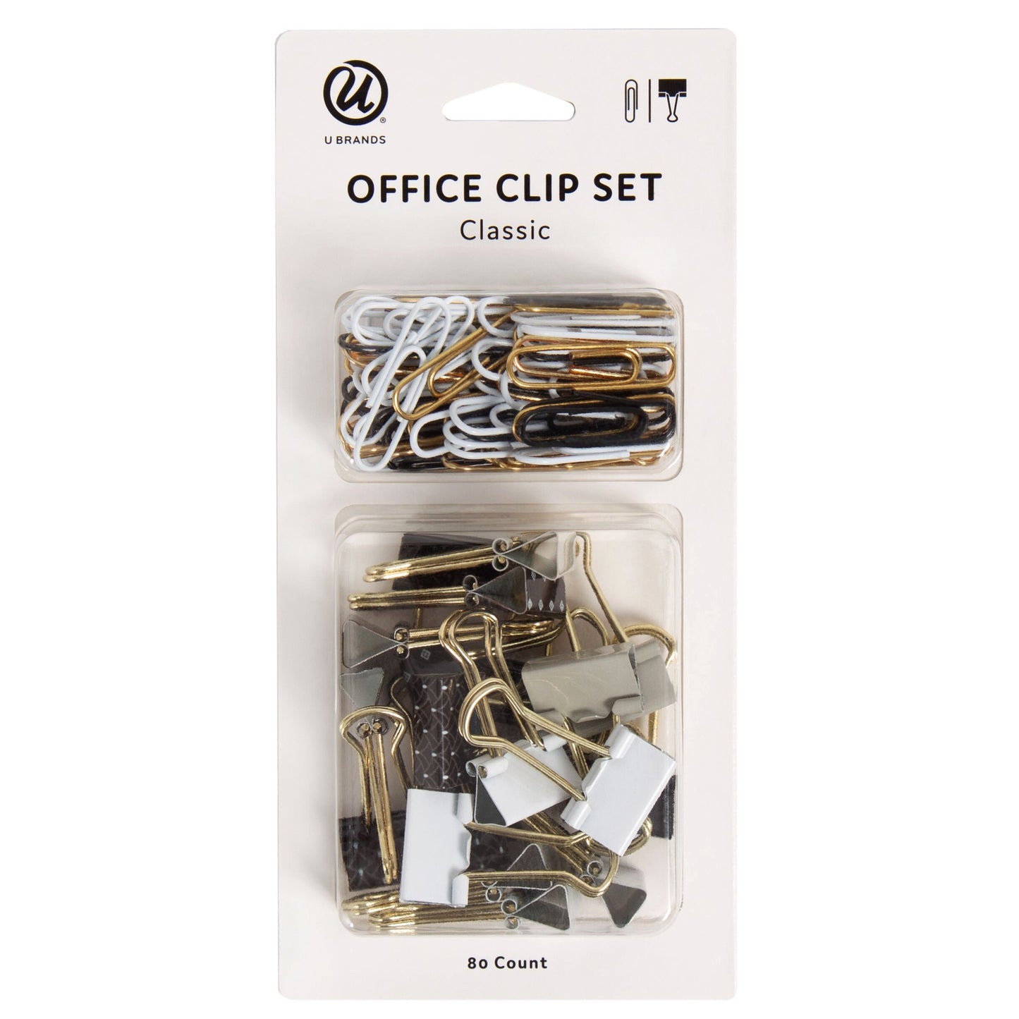 U Brands Office Clip Set - Classic