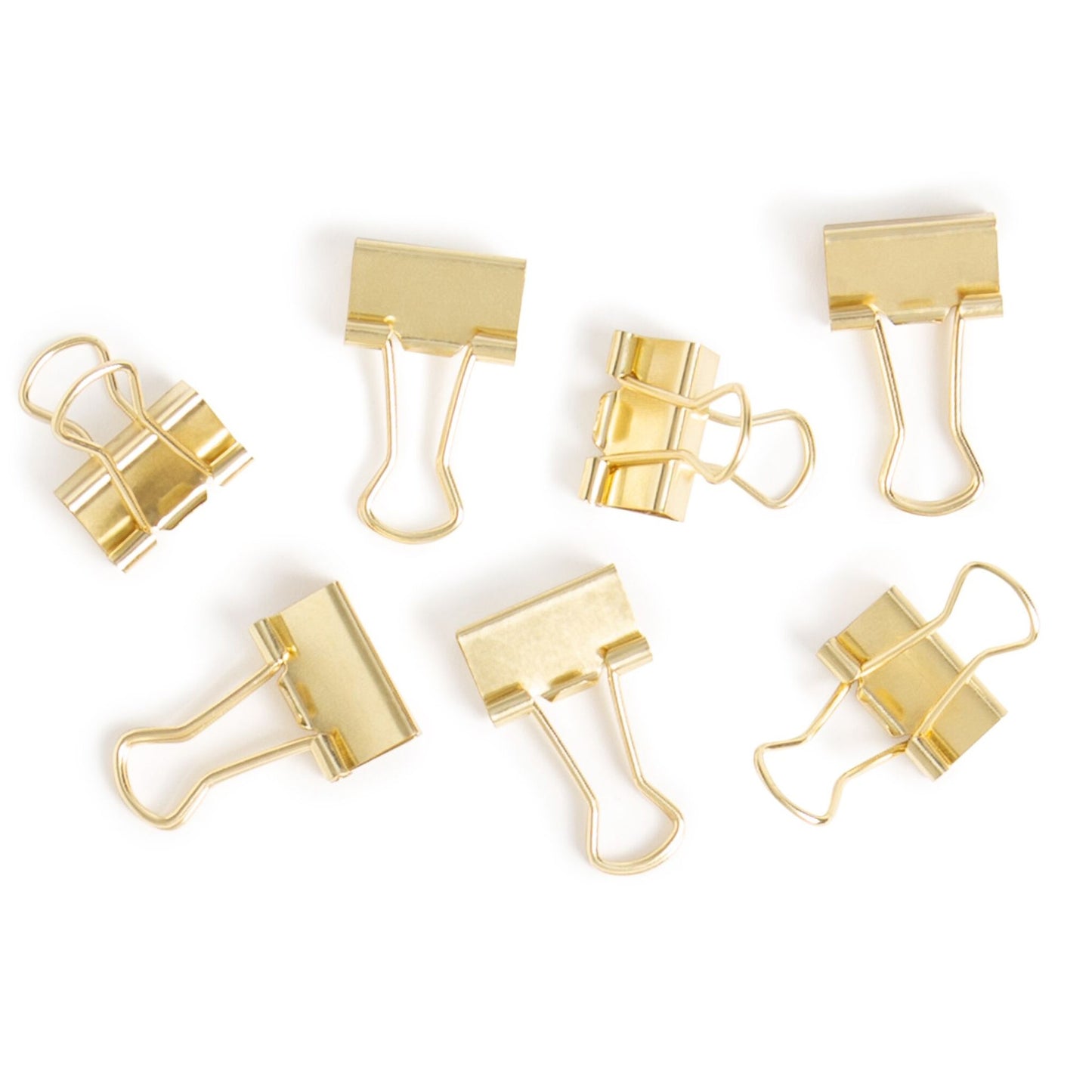 U Brands Mini Binder Clips - Gold