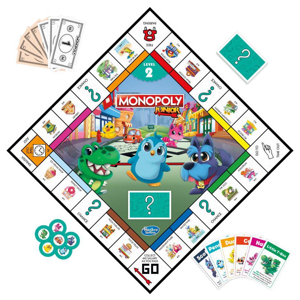 Monopoly Junior 2-in-1 Board Game