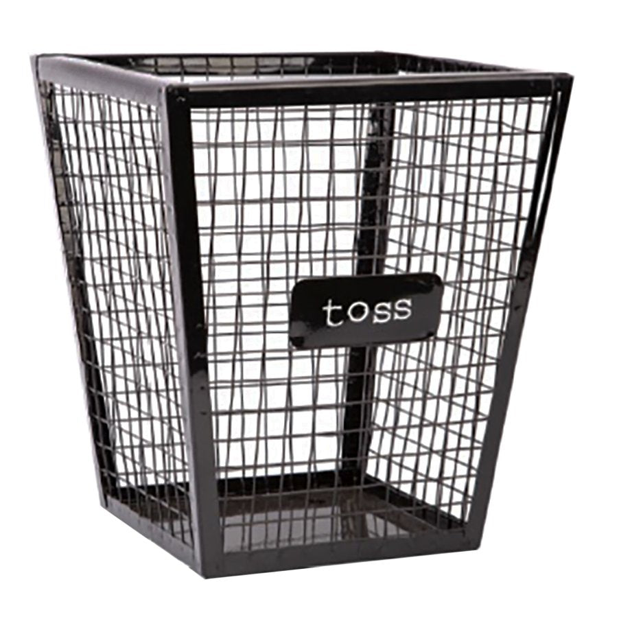 Home Essentials & Beyond Toss Metal Wire Waste Basket