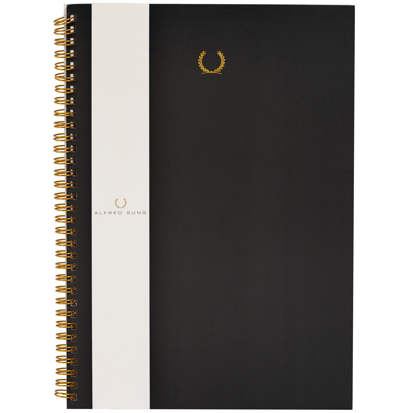 Merangue Alfred Sung Spiral Notebook - Black