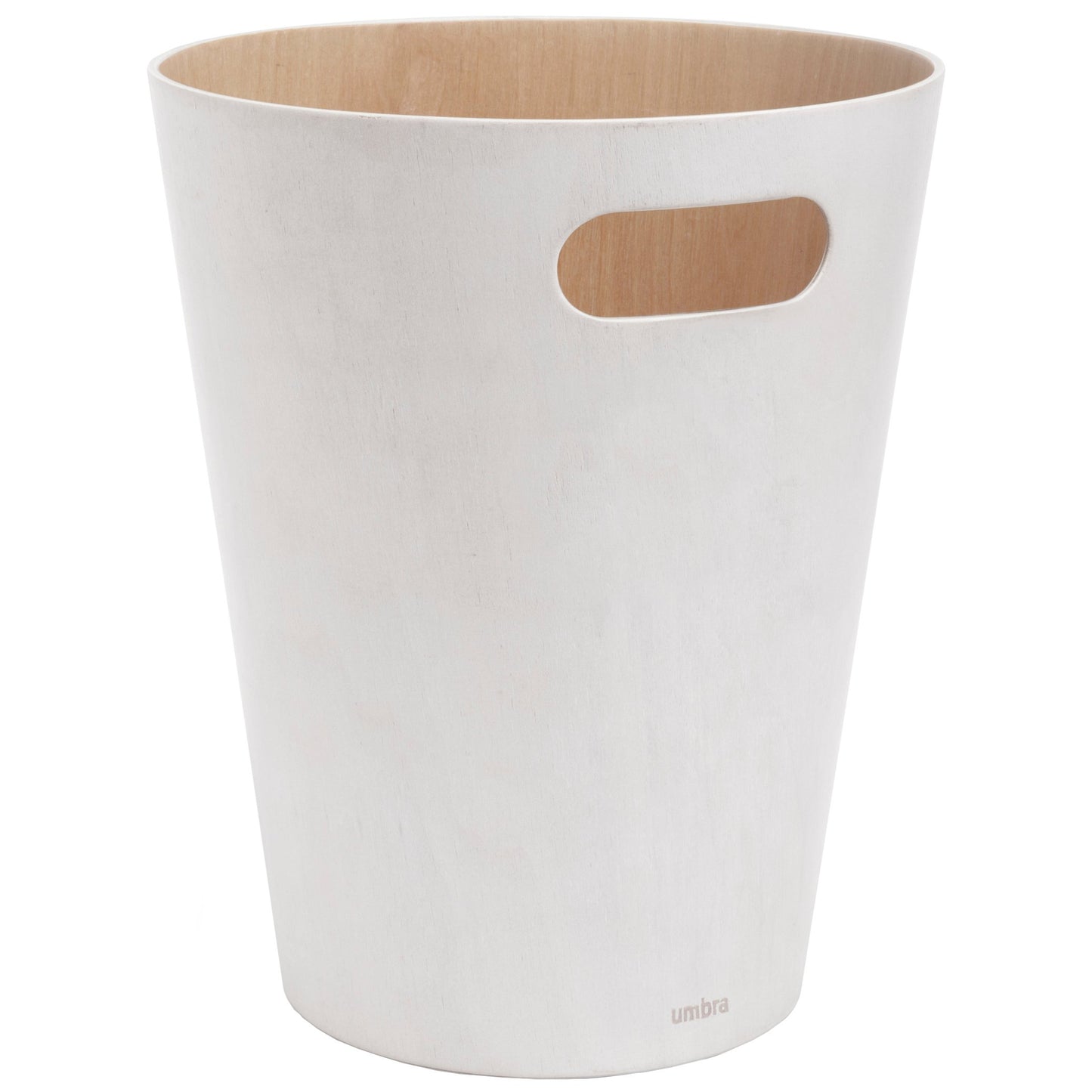 Umbra Woodrow Waste Can - White