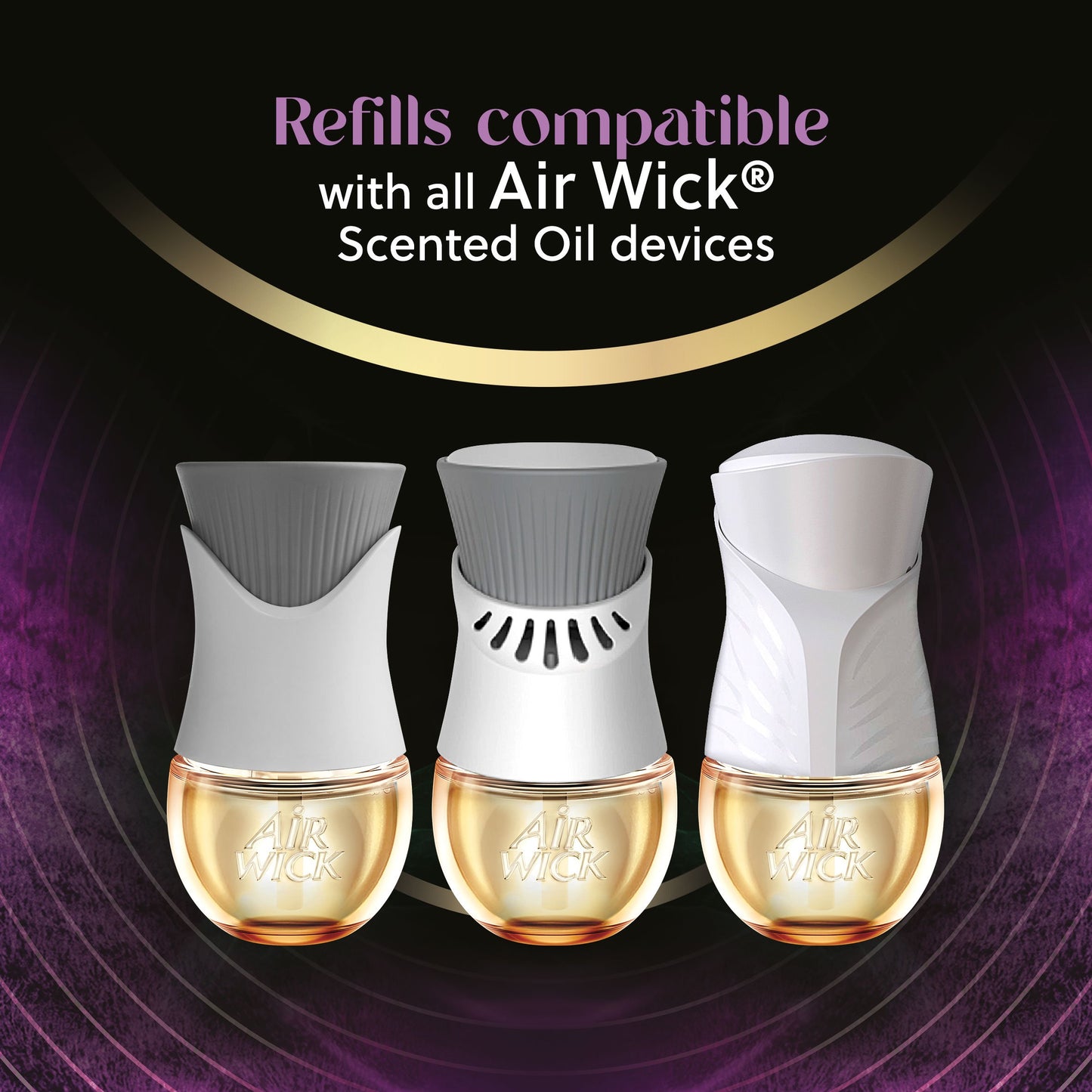 Air Wick Vibrant Scented Oil Refill, Plug In Air Freshener, Lavender