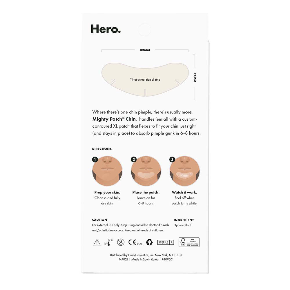 Hero Mighty Patch Chin Patches