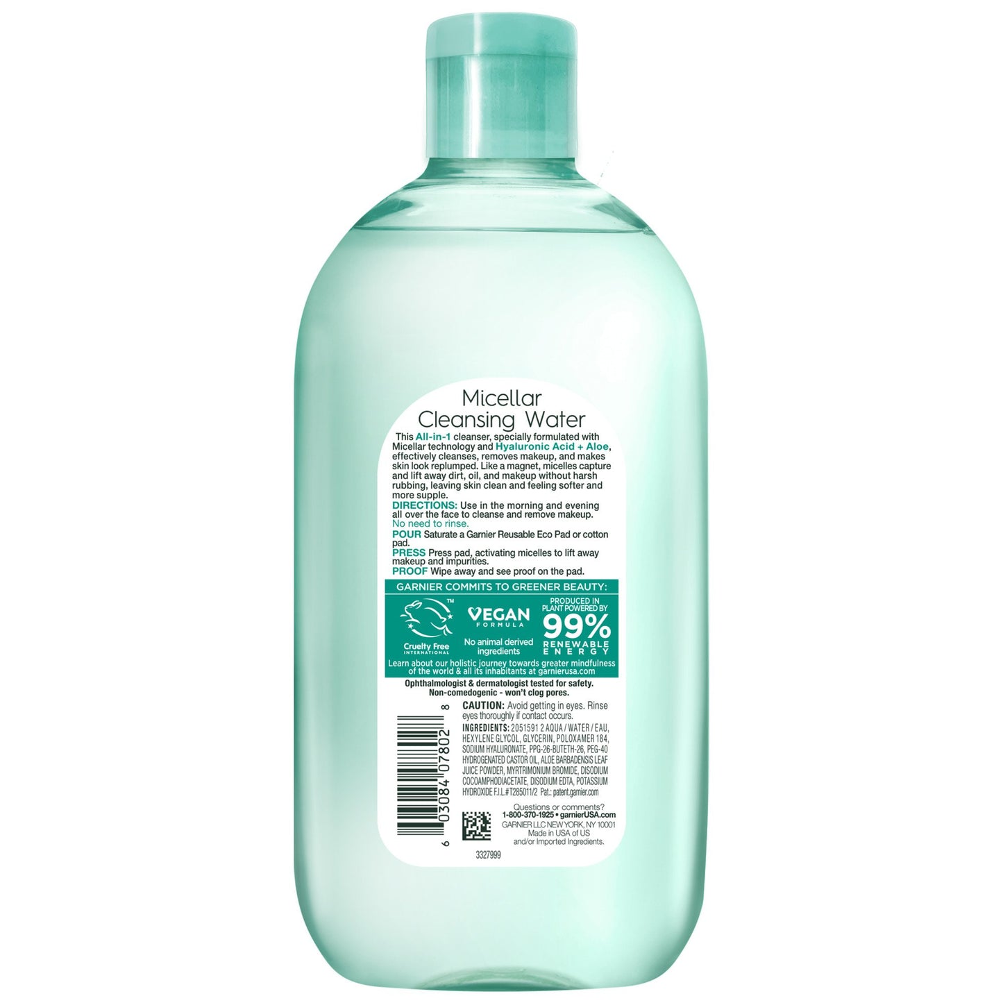 Garnier SkinActive Micellar Water - Hyaluronic Acid & Aloe