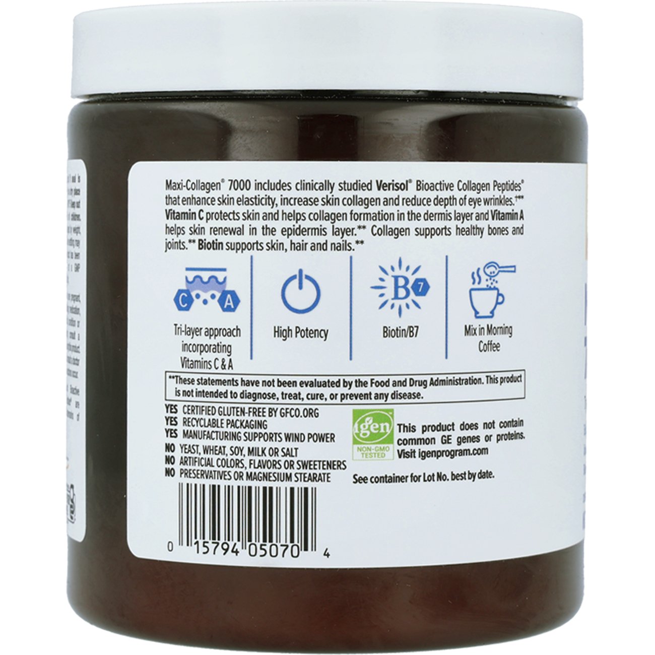 Country Life Vitamins Maxi-Collagen 7000 Powder
