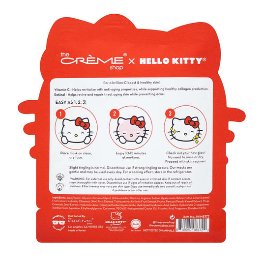 The Crème Shop X Hello Kitty Brillian-C Boost Sheet Mask