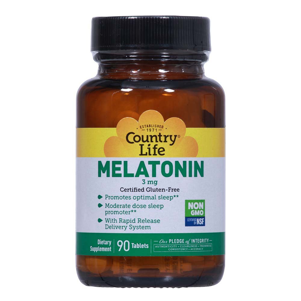 Country Life Melatonin Tablets - 3 mg
