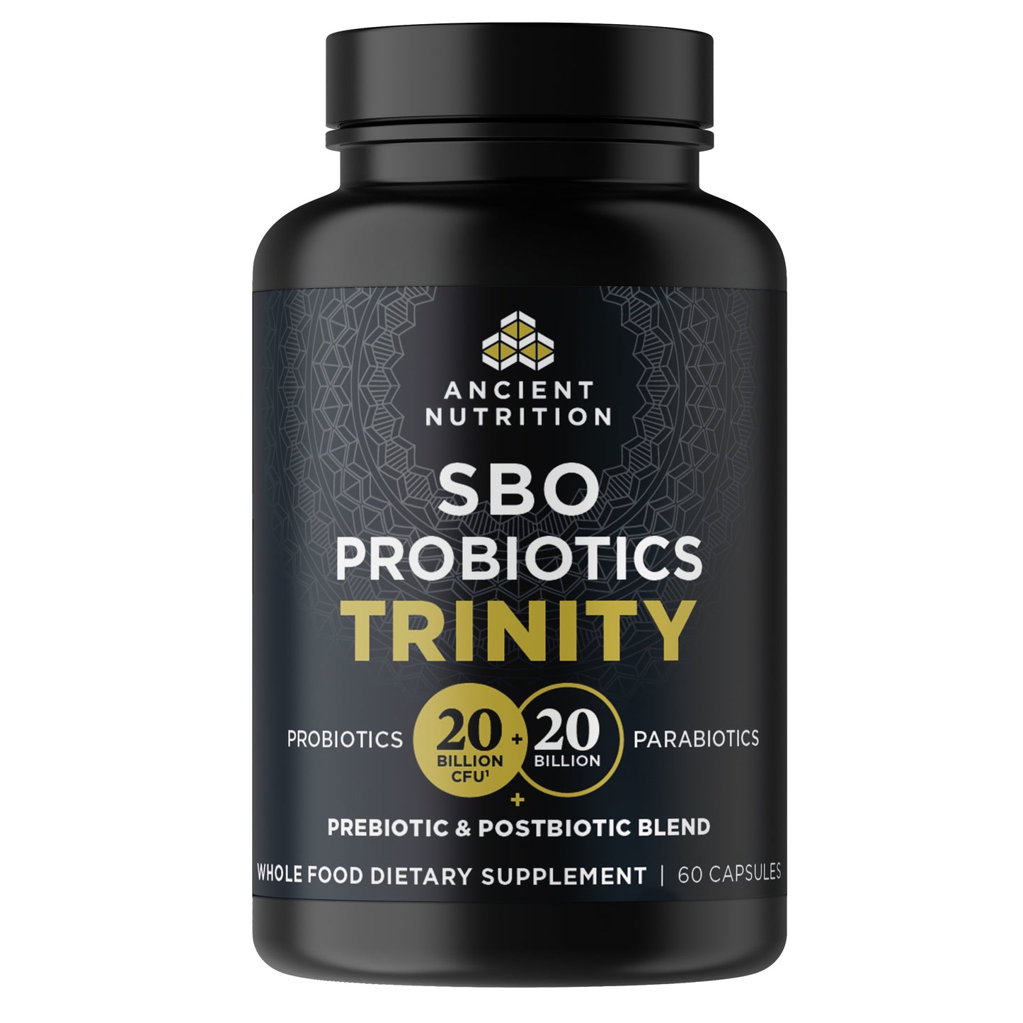 Ancient Nutrition SBO Probiotics Trinity Capsules