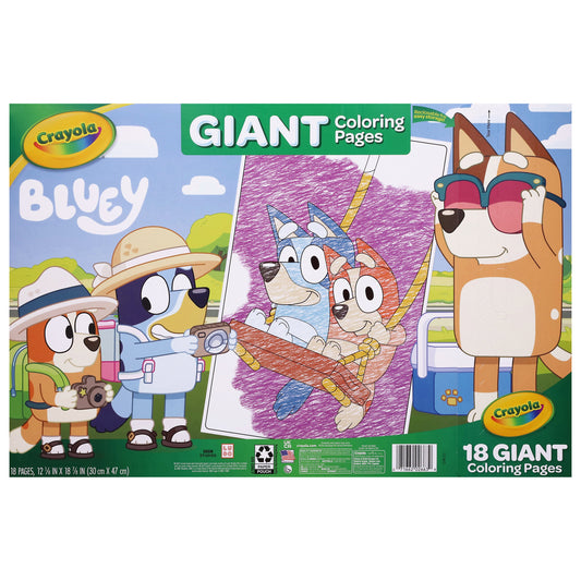 Crayola Bluey Giant Coloring Pages