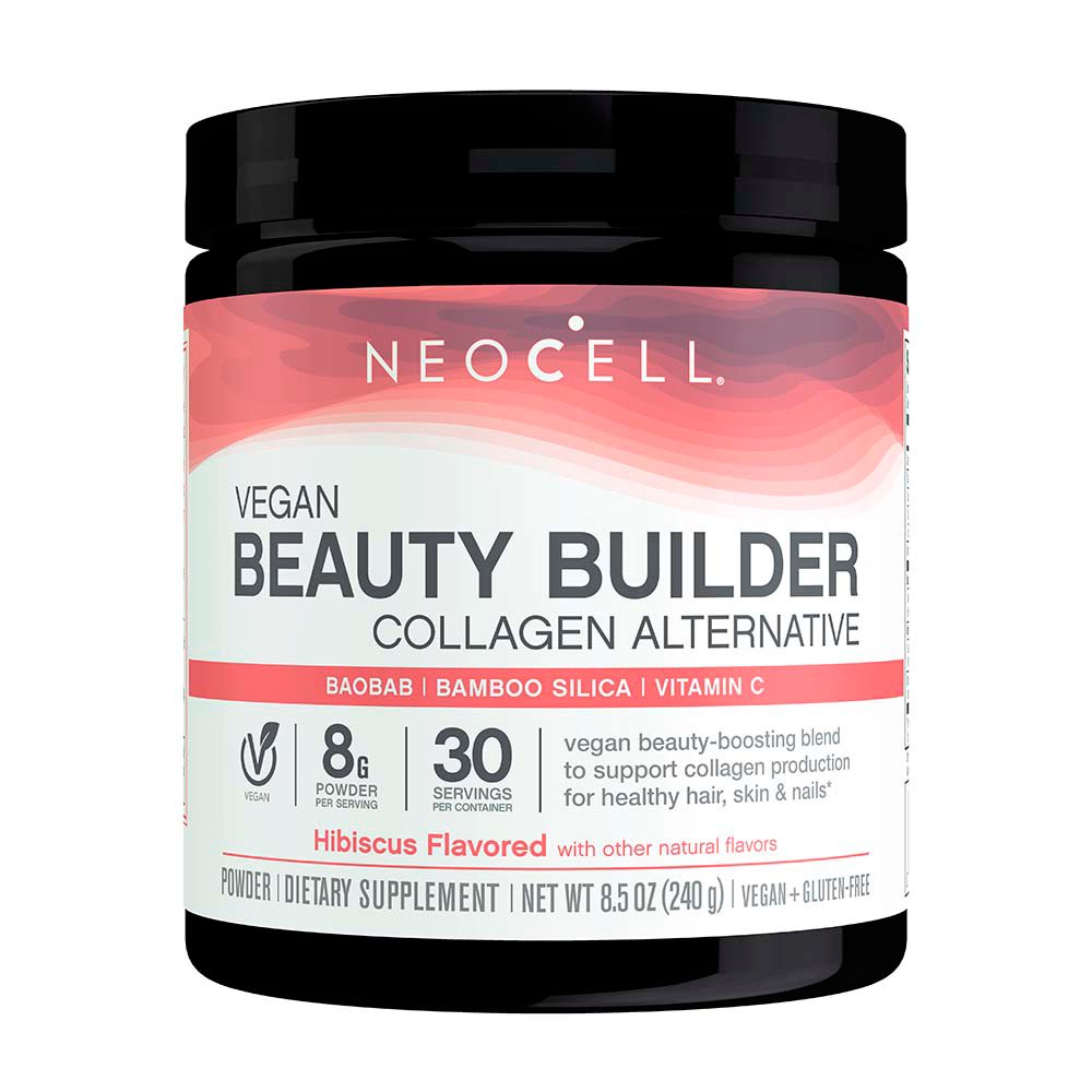 NeoCell Vegan Beauty Builder Collagen Alternative Powder - Hibiscus