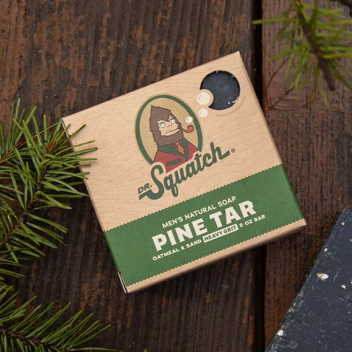 Dr. Squatch Men's Natural Soap Bar - Pine Tar