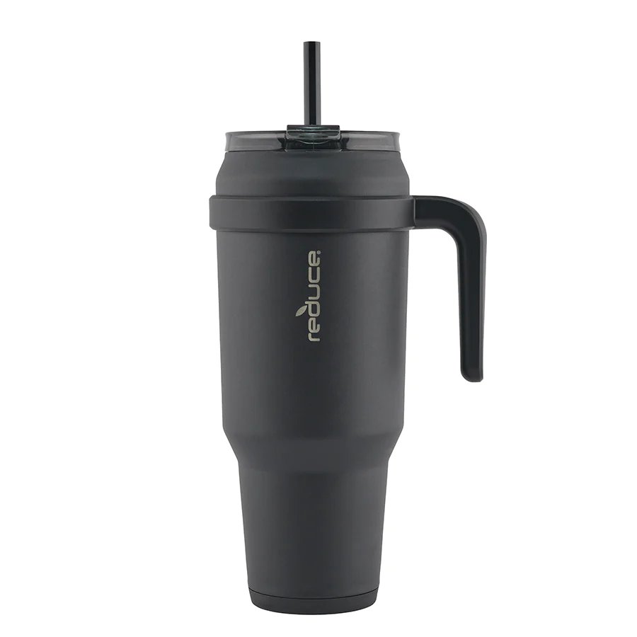 Reduce Cold1 Straw Tumbler with Handle - Phantom Black