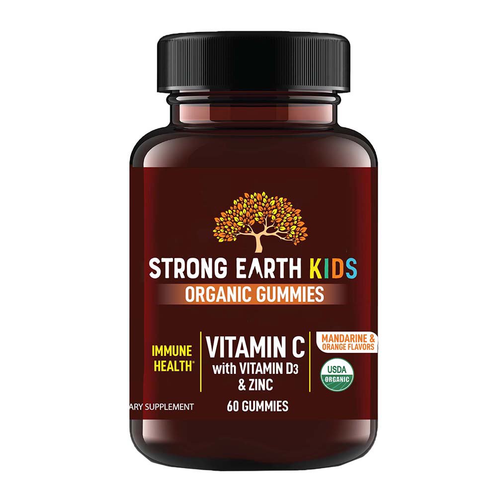 Strong Earth Kids Vitamin C Gummies - Mandarine & Orange