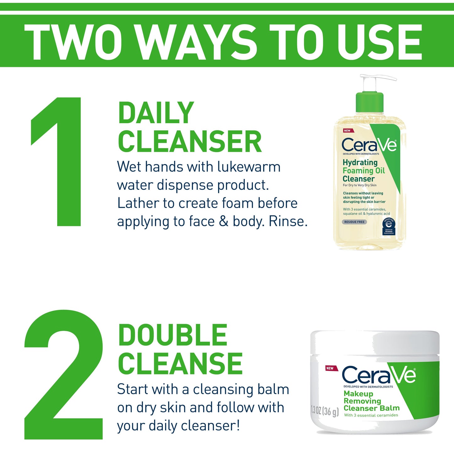 CeraVe Hydrating Foaming Oil Cleanser