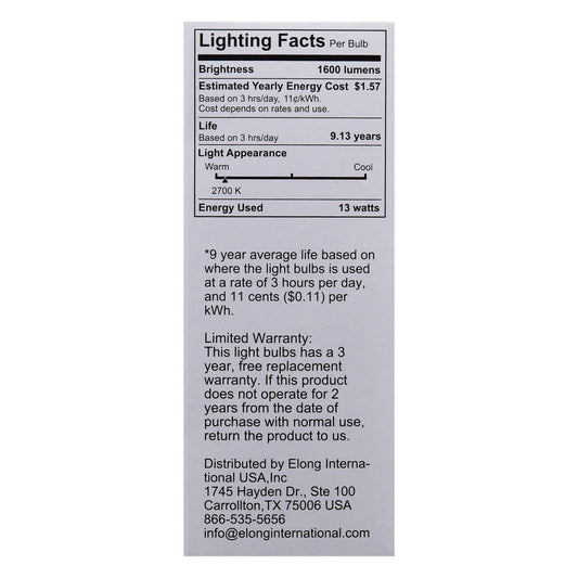 Green Watt A19 100-Watt Frosted LED Light Bulbs - Soft White