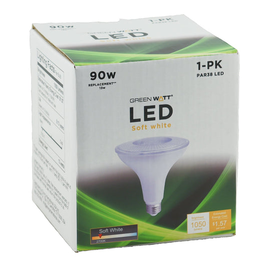 Green Watt PAR38 90-Watt LED Light Bulb - Soft White