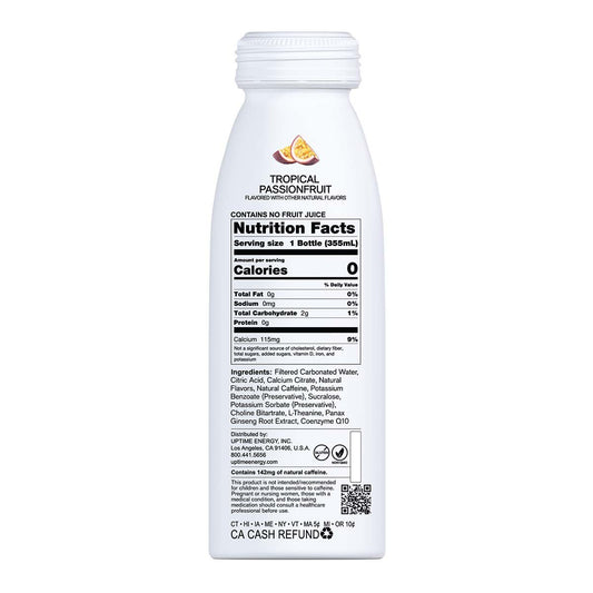 UPTIME Sugar Free Energy Drink - Tropical Passionfruit