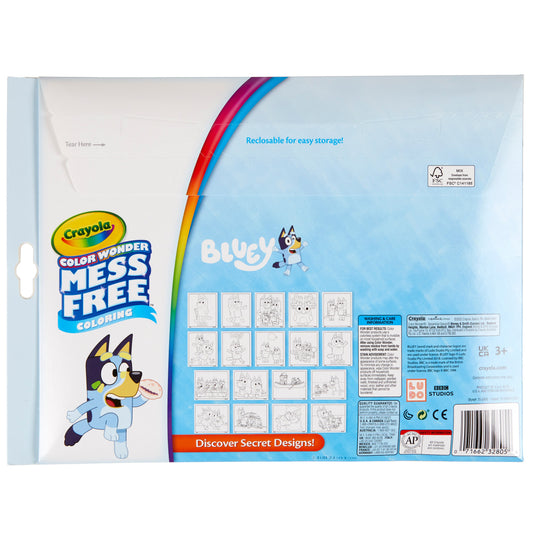 Crayola Bluey Color Wonder Mess Free Coloring Kit