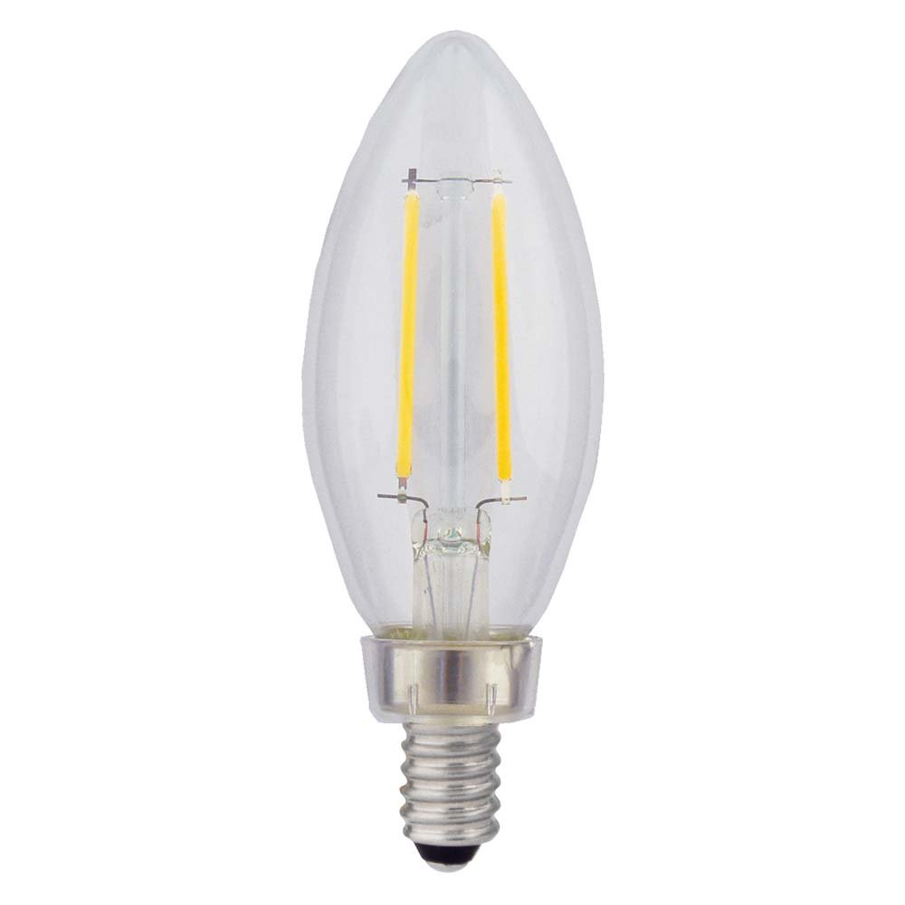 Green Watt B10 60-Watt Clear E12 LED Light Bulbs - Daylight