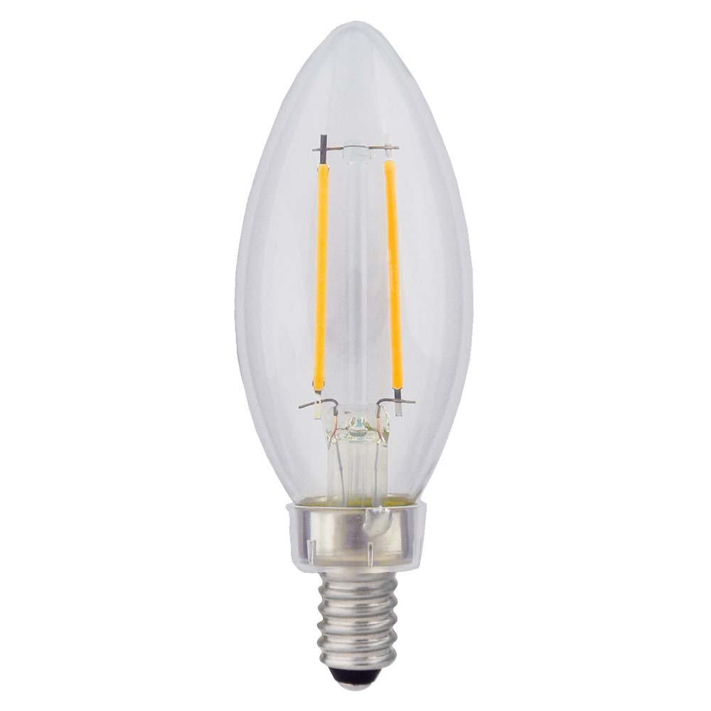 Green Watt B10 40-Watt Clear E12 LED Light Bulbs - Soft White