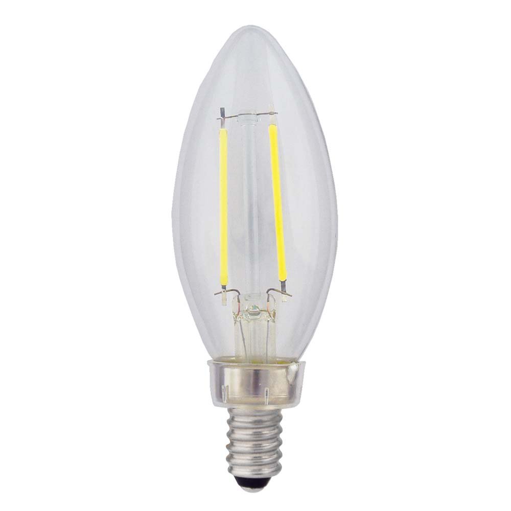 Green Watt B10 40-Watt Clear E12 LED Light Bulbs - Bright White