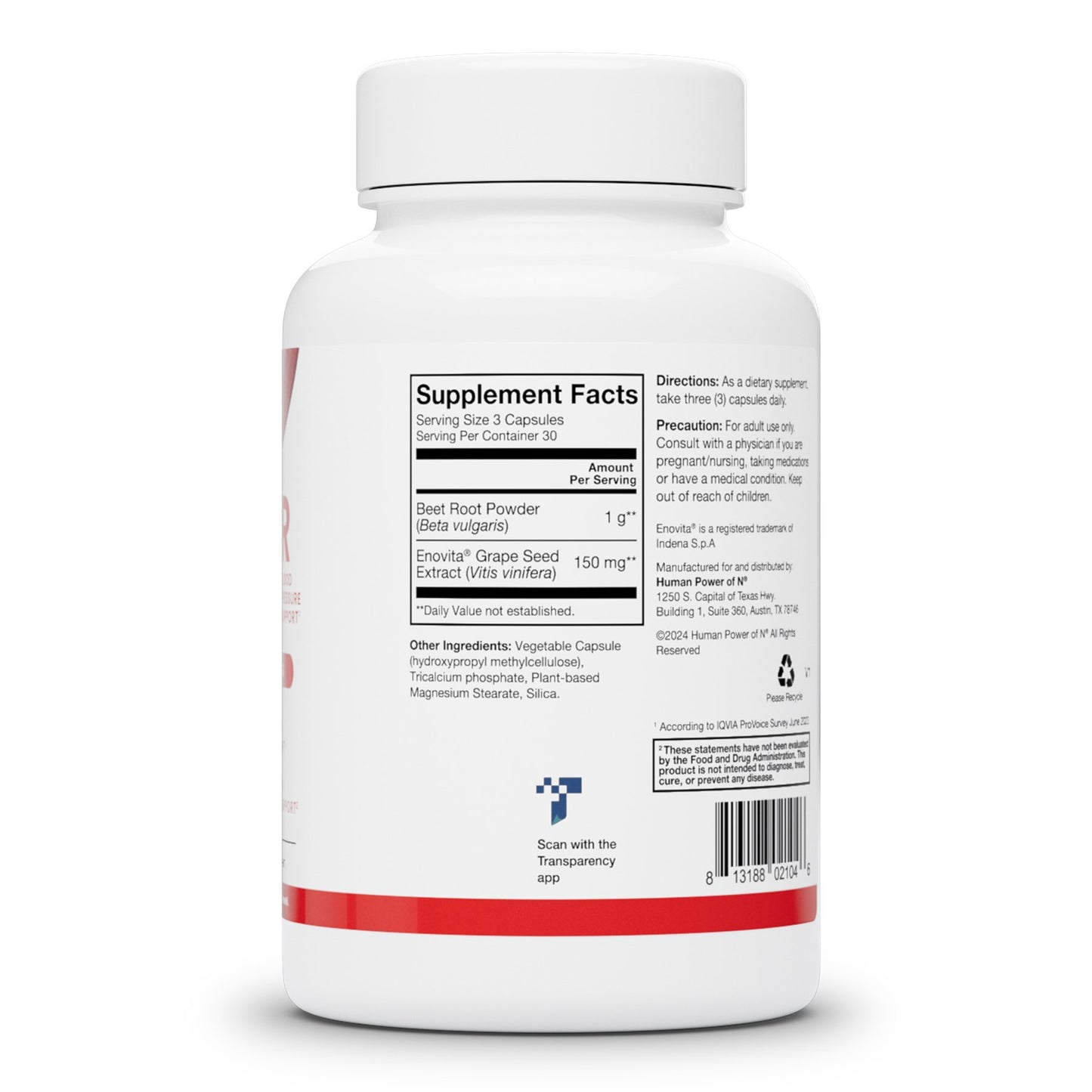 HumanN SuperBeets Beet Root Capsules