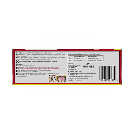 ThermaCare Back Pain Therapy Heatwraps