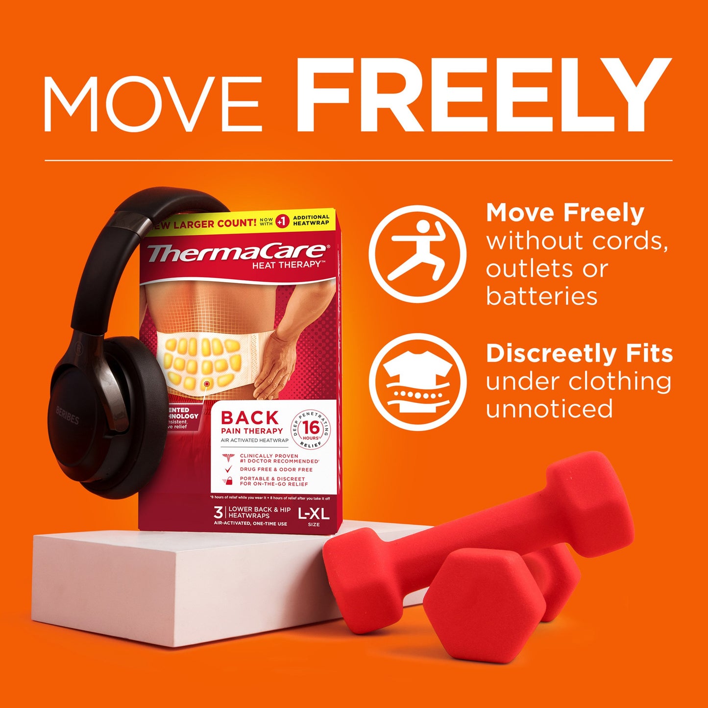 ThermaCare Back Pain Therapy Heatwraps