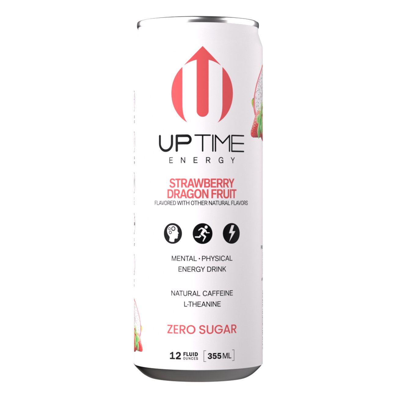 UPTIME Zero Sugar Energy Drink - Strawberry Dragon Fruit