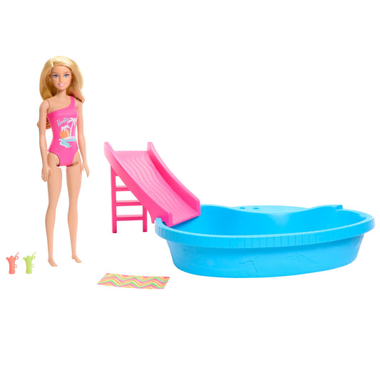 Barbie Blonde Fashion Doll Pool Playset
