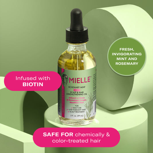 Mielle Light Scalp & Hair Strengthening Oil - Rosemary Mint
