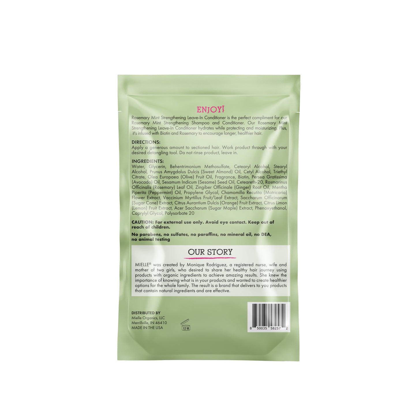 Mielle Strengthening Leave-In Conditioner - Rosemary Mint