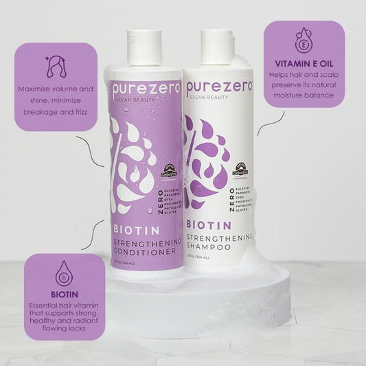 Purezero Biotin Strengthening Shampoo
