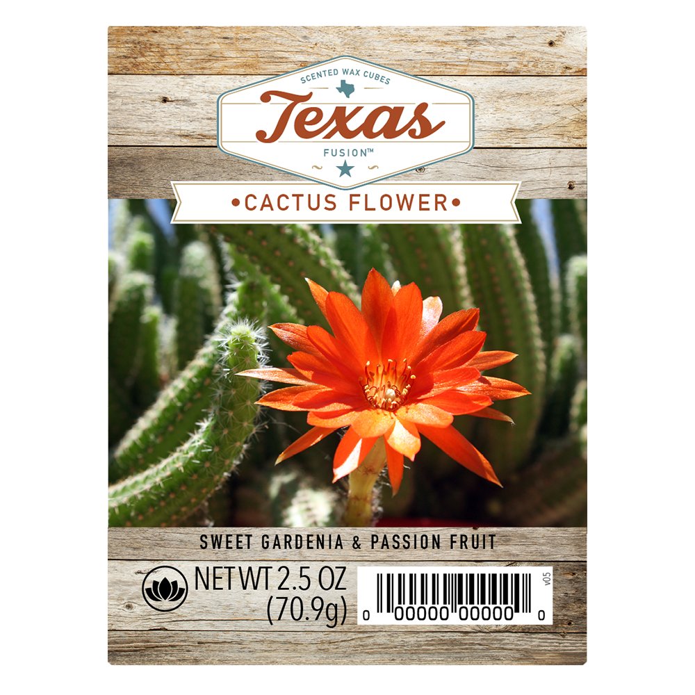 Fusion Cactus Flower Texas Scented Wax Melt Cubes