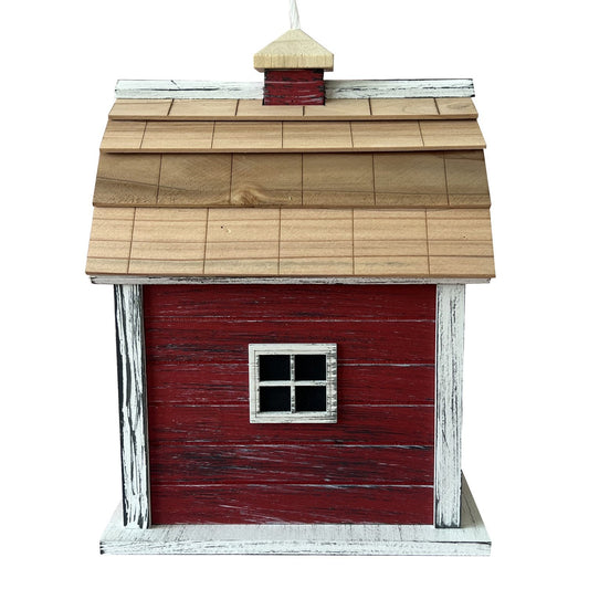 Home Bazaar Old Glory Barn Birdhouse