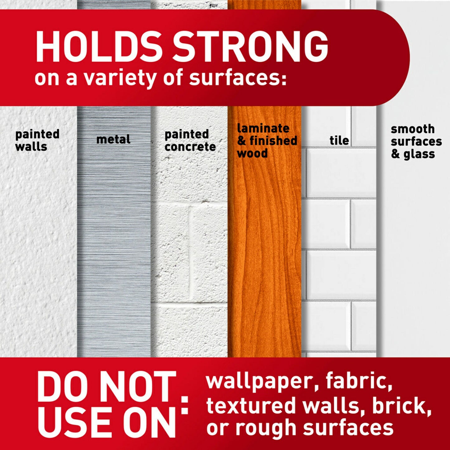 Command Medium Replacement Strips - White