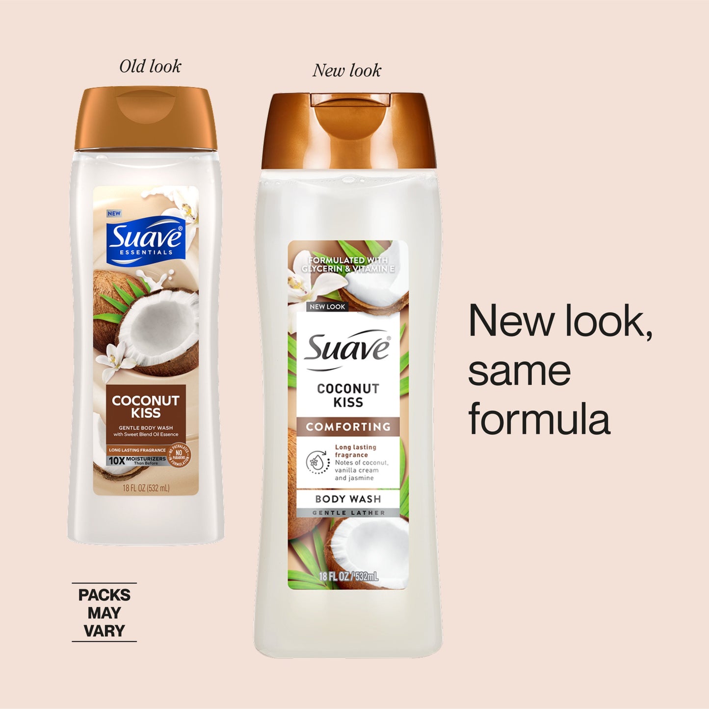 Suave Comforting Body Wash - Coconut Kiss