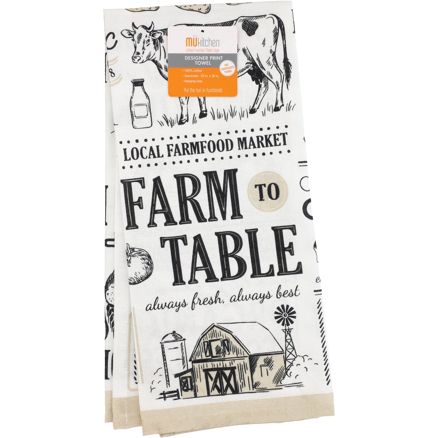 MU Kitchen Kitchen Towel - Farm to Table