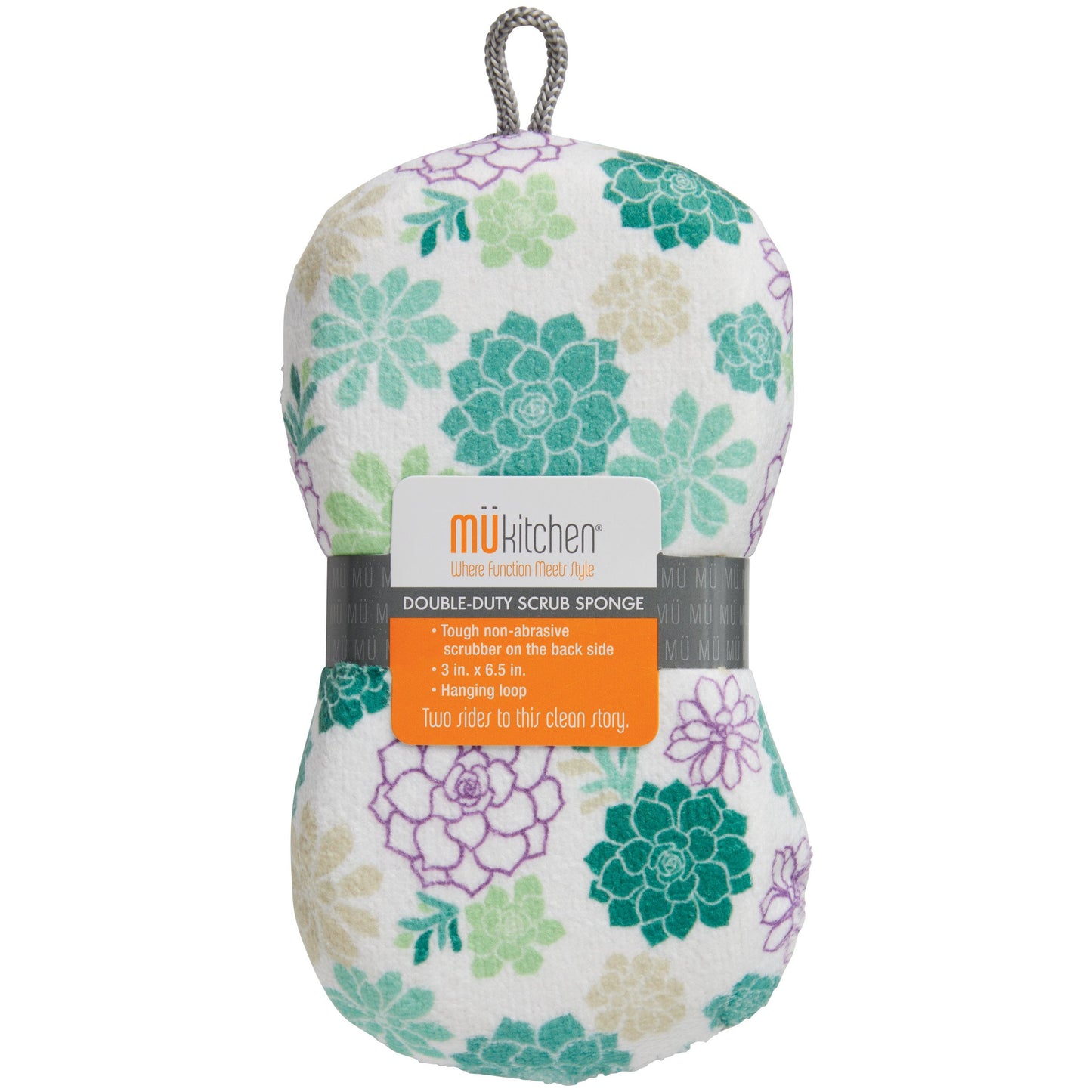 MU Kitchen Scrub Sponge - Succulents