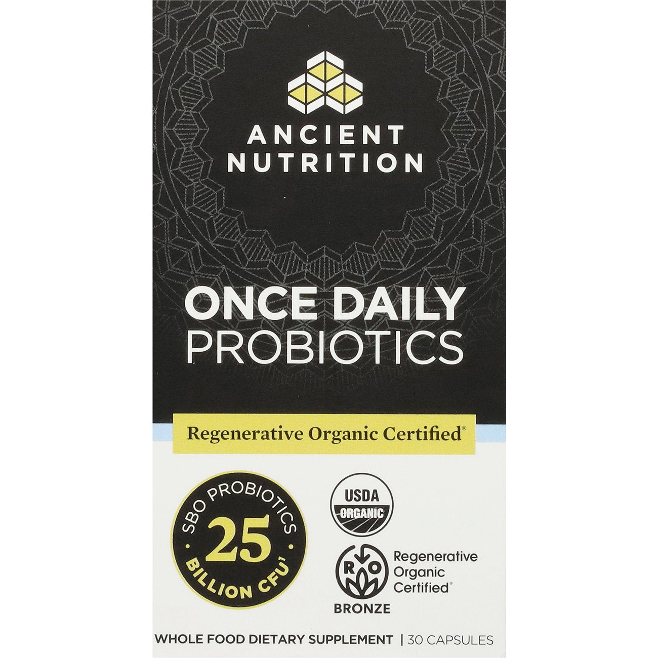 Ancient Nutrition Regenerative Organic Once Daily Probiotics Capsules
