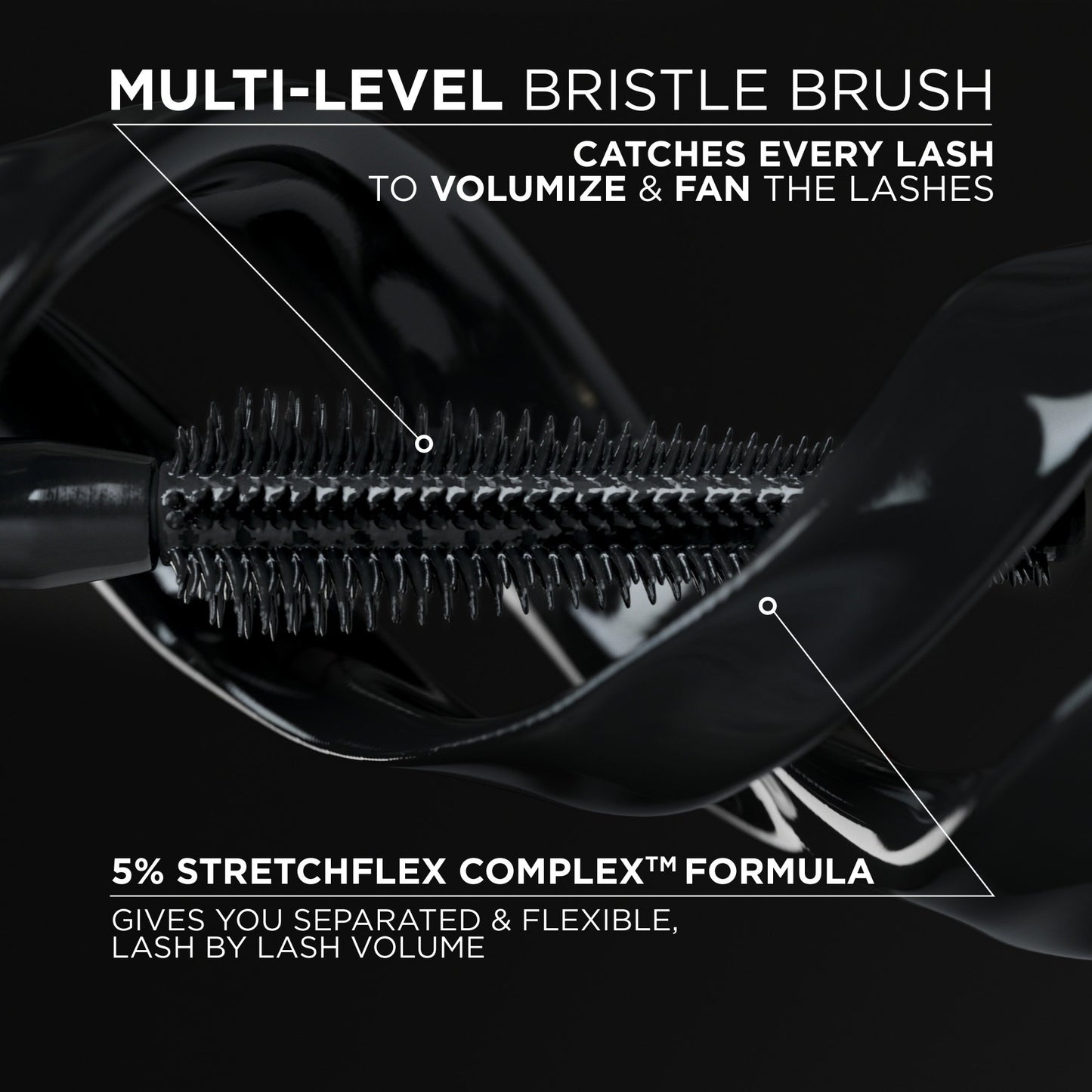 L'Oréal Paris Voluminous Panorama Mascara, Washable, Volumizing Black